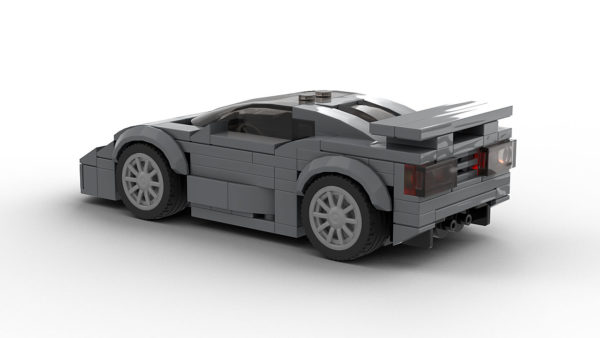 LEGO Bugatti EB 110 Super Sport Model Rear View
