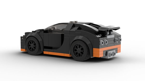 LEGO Bugatti Veyron 16 4 Super Sport Model Rear View