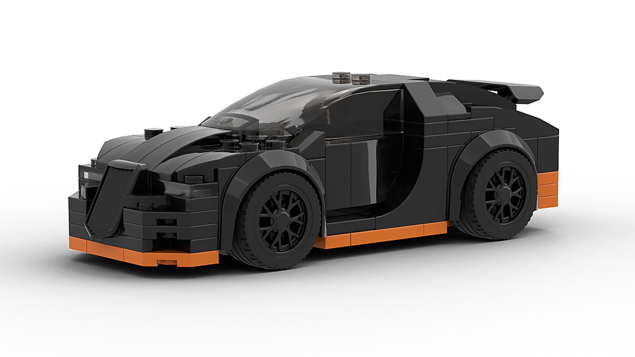 pregnant Stare Transistor Bugatti Veyron 16 4 - Super Sport - LEGO MOC Instructions