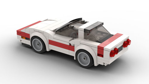LEGO Chevrolet Corvette C4 Targa Top Model Rear View