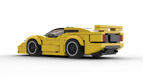 LEGO Jaguar XJ220 S TWR model rear view