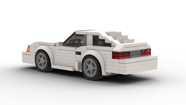LEGO Ford Mustang FOX Model Rear View