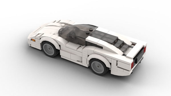 LEGO Jaguar XJ220 Model Top View