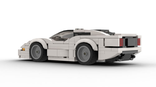 LEGO Jaguar XJ220 Model Rear View