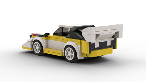 LEGO Audi Sport Quattro Race Car Rear View