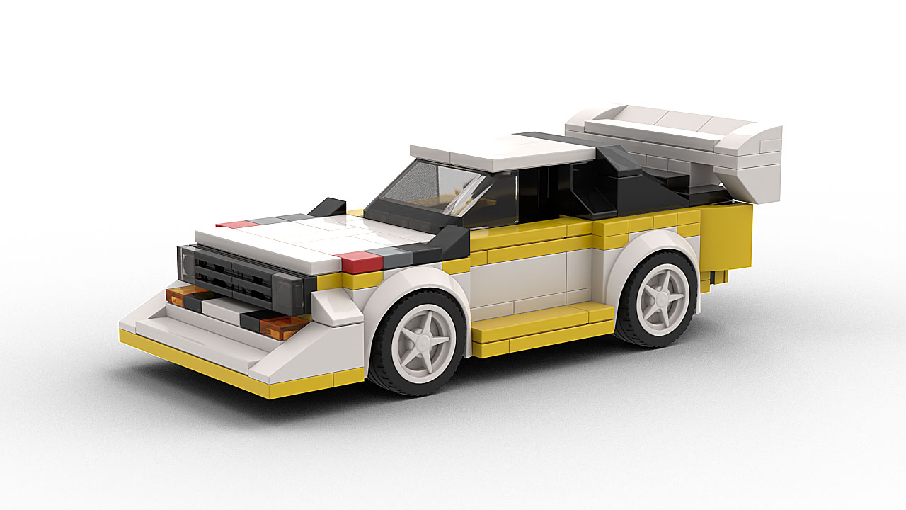 Audi Quattro S1 Rally - LEGO MOC Instructions