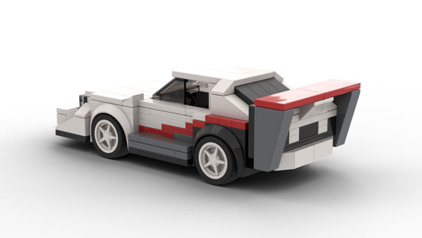 LEGO Audi Sport Quattro Pikes Peak model rear view