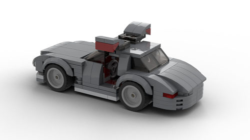 LEGO Mercedes SL300 Gullwing Model open doors