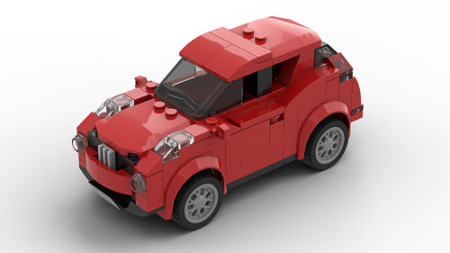LEGO Nissan Juke model top view