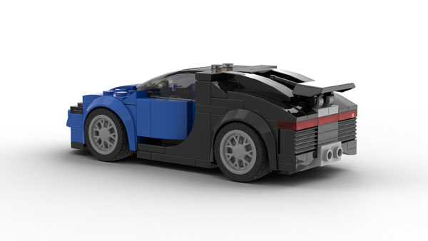 LEGO Bugatti Chiron Model Rear View