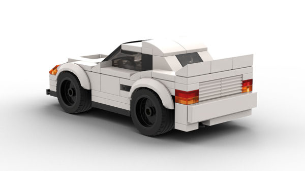 LEGO Toyota 222D model rear view