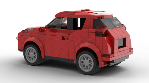 LEGO Nissan Juke model rear view