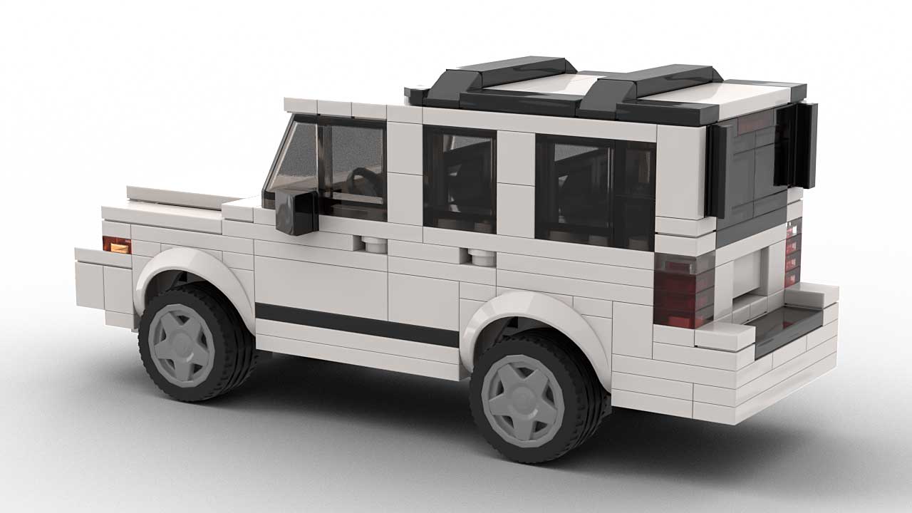 LEGO Jeep Commander v3 Model Rear