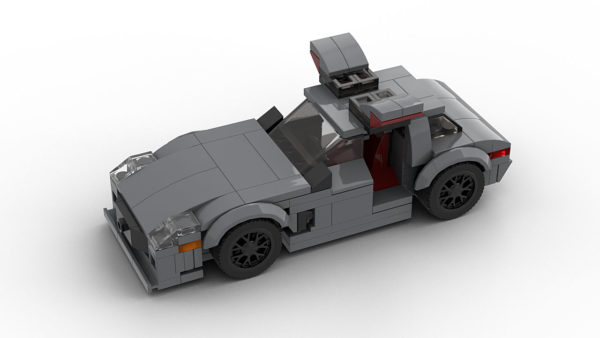 LEGO Mercedes-Benz SLS AMG Open Doors model top view