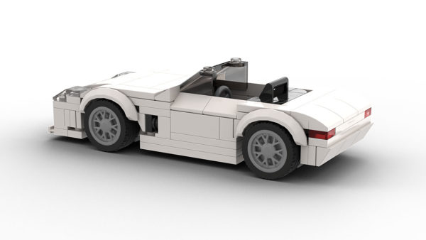 LEGO Mercedes-Benz SLS AMG roadster model rear view
