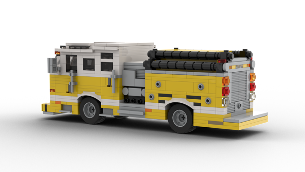 LEGO Pierce Dash Pumper model rear view