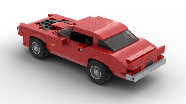LEGO Pontiac Firebird Trans Am 73 model Rear View