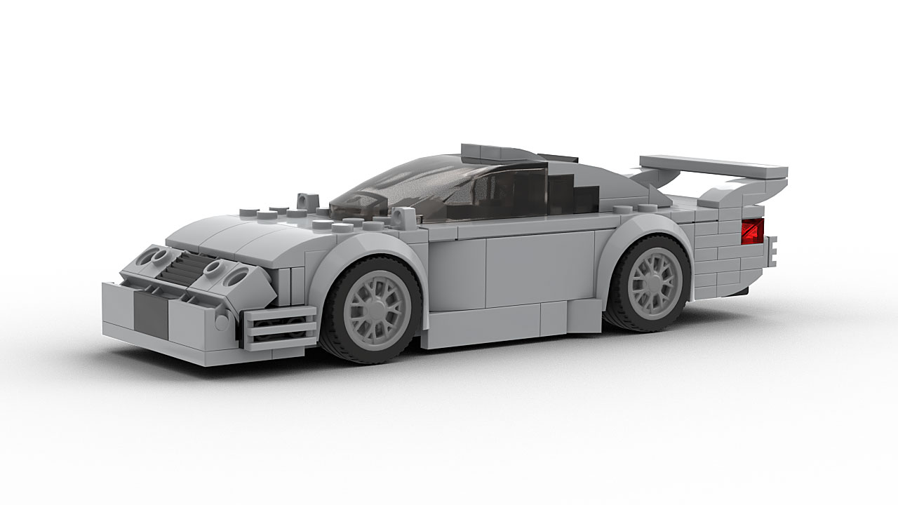 Mercedes-Benz CLK GTR - Renbricks | LEGO® MOC Instructions