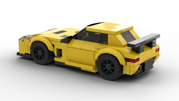 LEGO Mercedes-Benz SLS AMG Black model rear view