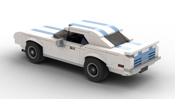 LEGO Pontiac Firebird Trans Am 69 model rear virw