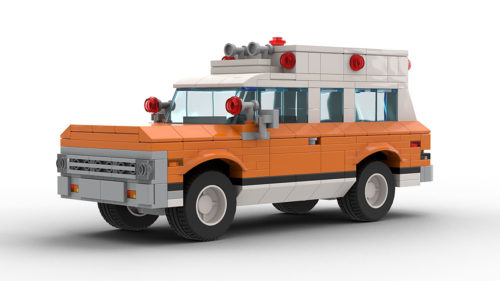 LEGO Chevrolet Suburban 72 Ambulance model