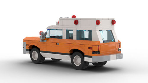 LEGO Chevrolet Suburban 72 Ambulance model