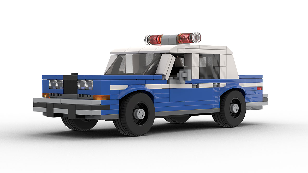 ledelse Fahrenheit hø Dodge Diplomat NYPD Police Car - LEGO MOC Instructions
