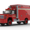 LEGO Ford F700 Fire Department Vehicle model