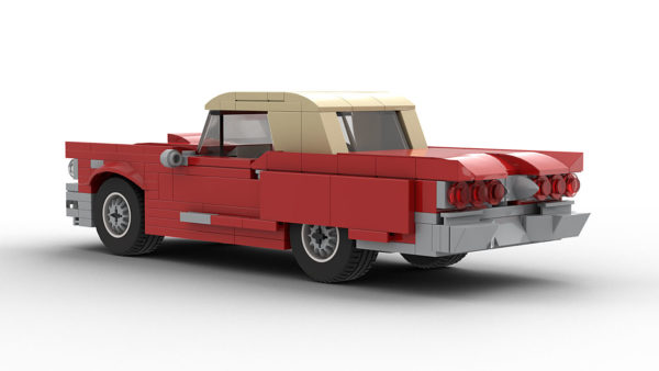 LEGO Ford Thunderbird 1960 model rear view