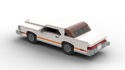 LEGO Ford Thunderbird 73 model rear view