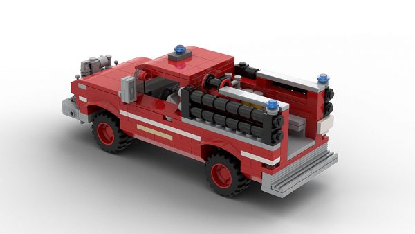 LEGO GMC Rescue Pickup Truck 1966 model rear view