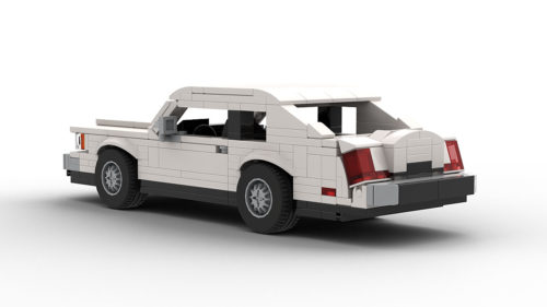LEGO Lincoln Continental Mark VII model rear view