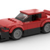 LEGO Nissan Skyline R30 MOC model rear view