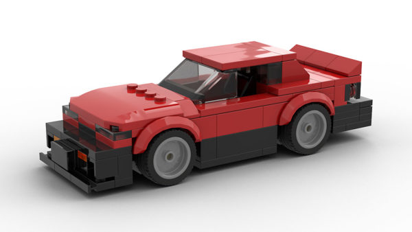 LEGO Nissan Skyline R30 MOC model rear view