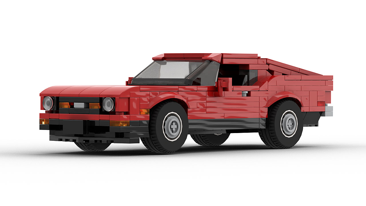 LEGO MOC Ford Mustang Mach E - Red by IBrickedItUp