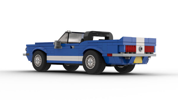 LEGO Ford Shelby GT500 KR Convertible model rear view