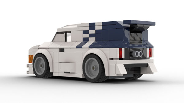 LEGO Ford Supervan 2 model rear view