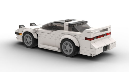 LEGO Mitsubishi 3000GT model rear view