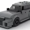 LEGO Audi RS6 Avant 23 scale model in gray color on white background