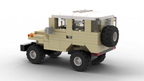 LEGO Toyota FJ40 Model Rear