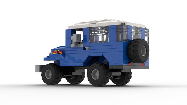 LEGO Toyota Land Cruiser FJ40 model rear view