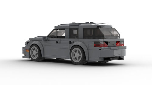 LEGO Mercedes Benz E55 AMG Wagon model rear view