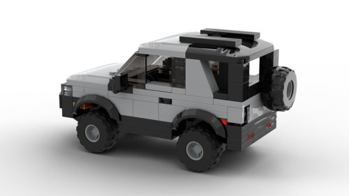 LEGO Land Rover Freelander 98 3-door model rear view