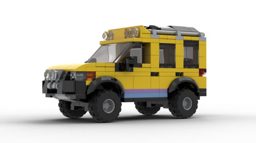 LEGO Land Rover Freelander Camel Trophy Model