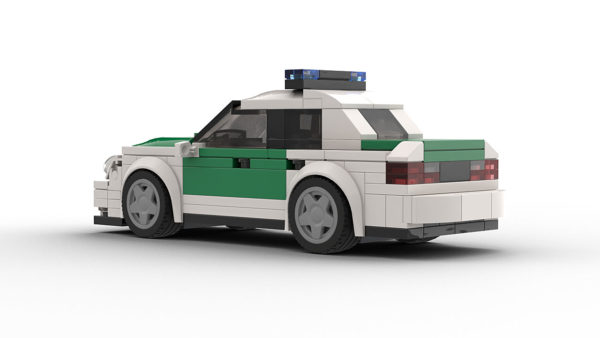 LEGO Mercedes-Benz E320 Police Rear View model rear view