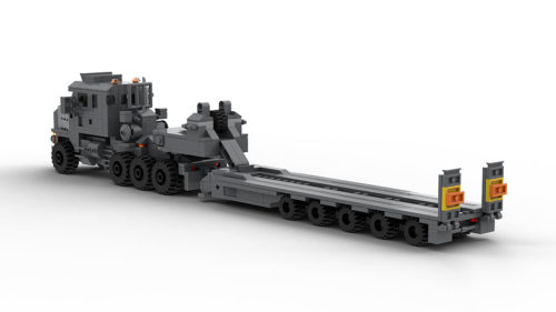 LEGO Oshkosh M1070 model rear view