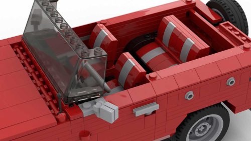 LEGO Ford Bronco MOC interior