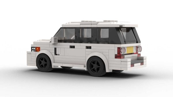 LEGO Range Rover Sport model rear view