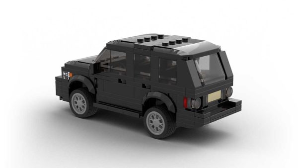 LEGO Range Rover Vogue model rear view