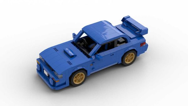 LEGO Subaru Impreza 22B model top view